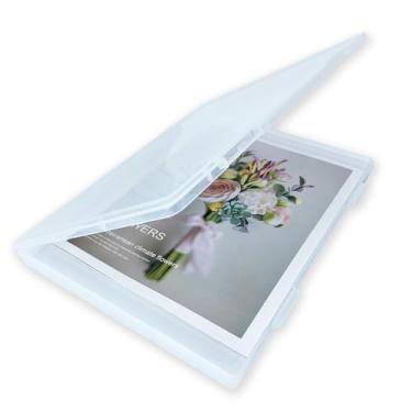 Imagem de Aogigigio Protetores de revistas para colecionadores – caixa transparente para armazenamento de certidão de nascimento para livros jornais quadrinhos, 30,5 x 23 x 2 cm