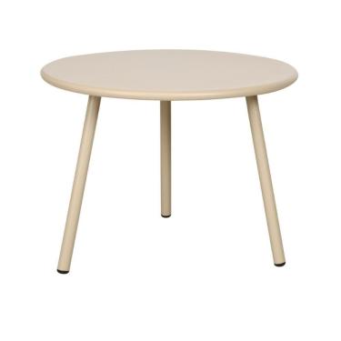 Imagem de Mesa De Centro Redonda Noronha Fratini 60 Cm (largura) Em Aço Cor Nude área Externa