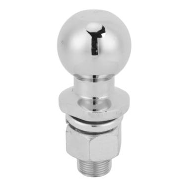 Imagem de Bola de Engate de Reboque, Aço Forjado, 2 Polegadas de Diâmetro, 5000lbs, Capacidade de Carga, Impermeabilização, Acabamento Cromado Robusto para Barco, Campervan, Atv, Suv