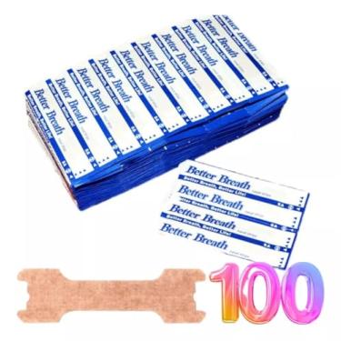 Imagem de Respire Melhor Better Breath 100 Dilatador Nasal Adesivo Tamaho Grande 6,6x1,9cm