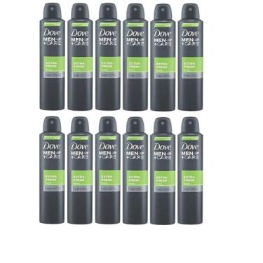 Imagem de DOVE MEN + CARE Desodorante antitranspirante Extra Fresh 48h Spray 150 ml / 147 ml, 150 ml (pacote com 12)