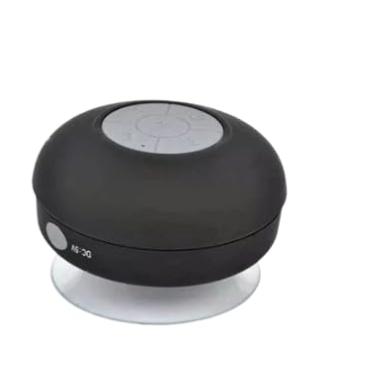 Imagem de Caixa de Som Bluetooth à Prova d’Água – Ideal para Banheiro, Portátil, Compatível com Android e iOS (Preto)