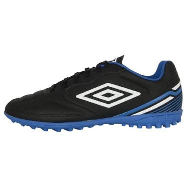 Imagem de Umbro Tênis masculino Classico 13 Tf Soccer Turf, Preto/Branco/Azul royal, 43