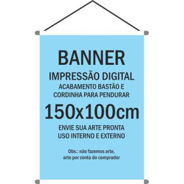 Imagem de Banner em lona 280g 30x60cm