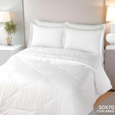 Imagem de Fronha Hotel Avulsa Com Abas 180 Fios 50x70cm  Madri  TEKA Profiline