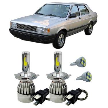 Imagem de Kit Super Led H4 6000K Farol Auto Baixo Voyage Foco Simples - Autovex