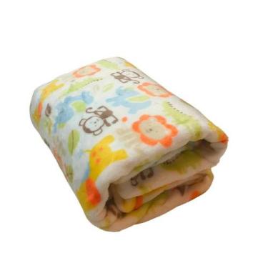 Imagem de Cobertor Infantil Bebê Hazime Flannel Prime Baby  90 x 110cm, U, FLORE