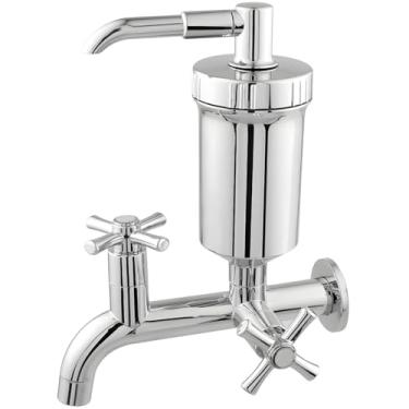 Imagem de Torneira Cozinha Parede 1160 Fixa Cromada Abs 1/4 De Volta