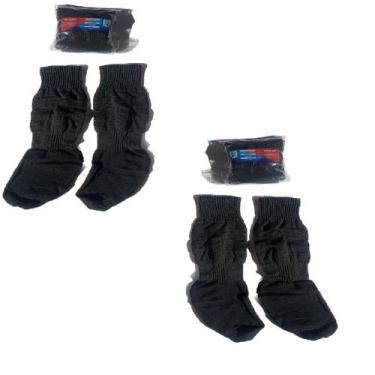 Imagem de Kit 2 Meião Futebol Infantil Ou Juvenil Confortável  Durável - Brasil 