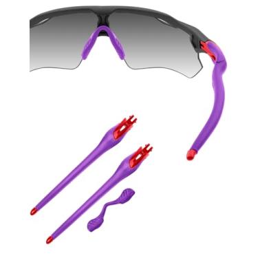 Imagem de HILEEN Óculos de sol vermelhos de substituição para óculos de sol Oakley Radar EV Path Pitch Advancer - Roxo