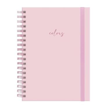 Imagem de Caderno Colegial Plus Solid Colors Rosa Claro 10 Matérias