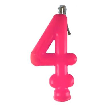 Imagem de Vela Aniversário Festcolor Neon Pink Nº 4