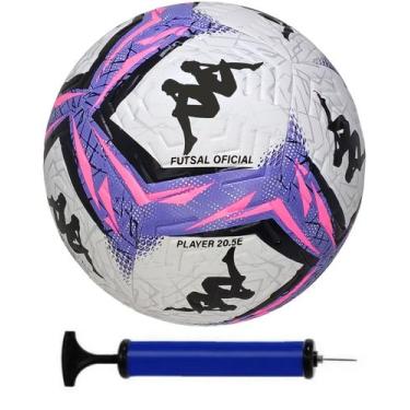 Imagem de Bola de futsal kappa player + bomba de ar, Roxo