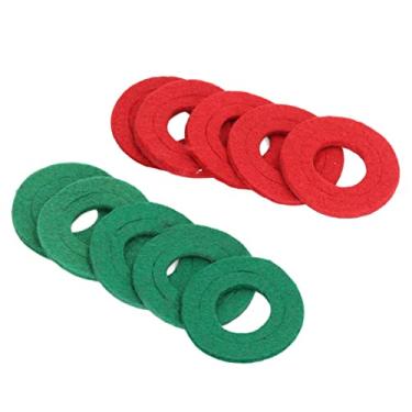 Imagem de Almofadas de Proteção Terminal de Bateria Verde Vermelha, 10 Peças para Baterias de Chumbo-ácido, Arruelas de Isolamento à Prova de Vazamento, Juntas de Conector de Bateria