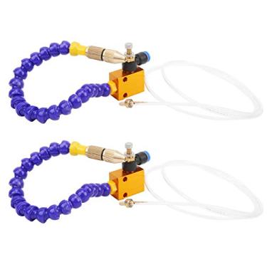 Imagem de de Pulverização de Lubrificação Com Líquido Refrigerante de Névoa de 2 Unidades Com Chips de Tratamento de Gás Soprado para Tubo de Ar de 8 Mm Broca de Fresagem de Torno