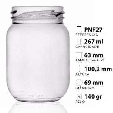 Imagem de 5 Potes Vidro p/ Leite Materno Com Tampas Plasticas BPA Free - NENOS