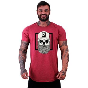 Imagem de Camiseta Longline MXD Conceito Caveira Lenhadora Masculina-Masculino