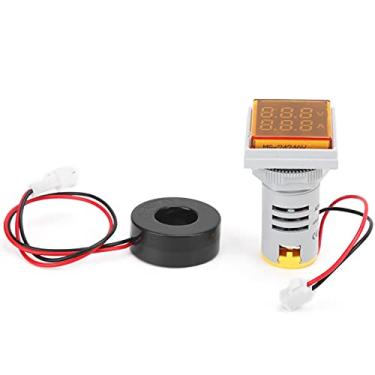 Imagem de Testador de Tensão Atual, Amperímetro de Tensão Dados do Medidor de Tensão de Corrente Display Dados, AC60-500V 0-100A, Indicação Medição do Valor Potência do Equipamento,