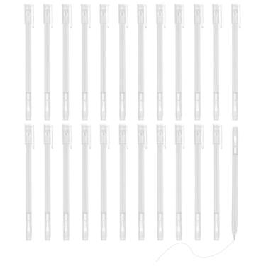 Imagem de PATIKIL 24 canetas de gel coloridas, canetas de gel pastel de ponta fina de 0,5 mm, tinta de alta luz para projetos faça você mesmo, pintura, diário, caderno, desenho de papel preto, 15 cm de