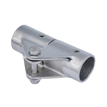 Imagem de oshhni Conector de tubo de barco, encaixe de tubo, peças de hardware, montagem de dobradiça, corrimão para caiaque, ancoragem e encaixe, Diâmetro Do Furo 20