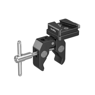 Imagem de SMALLRIG Braçadeira em forma de caranguejo com montagem em V, braçadeira antiderrapante de 15-40 mm, rolamento de carga de 1,5 kg compatível com várias marcas de baterias V-Mount - 5313