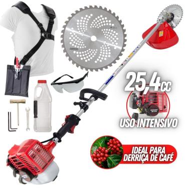 Imagem de Roçadeira Nakashi T270-n à Gasolina 25.4cc 2t Alta Potência