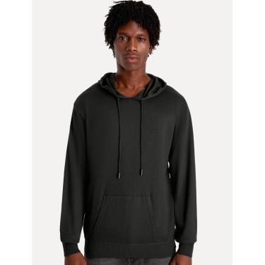 Imagem de Blusa Ellus Tricot Masculina Cotton Poly Hood Grafite Mescla Tamanho:G-Masculino