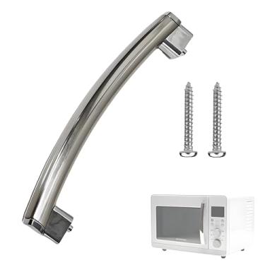 Imagem de Maçaneta de porta de micro-ondas WB15X21101 atualizada compatível com substituição de maçaneta de micro-ondas GE, peças de plástico ABS reforçadas para AP5790530, JNM3163RJ1SS, PVM9179SF2SS