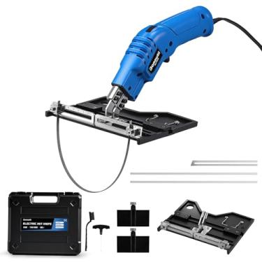 Imagem de Bonoutil Faca elétrica quente com kit de lâmina de ranhura 150 W 500 ℃ Tesoura artesanal cortador de espuma para isopor EVA, EPE, XPS, EPP, EPS, placa KT, esponja