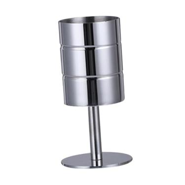 Imagem de Fancyes Palitos de com suporte, espetos de aperitivo, garfos de frutas, laváveis, reutilizáveis, palhetas de metal para bebidas, martini, para café, Brilhante