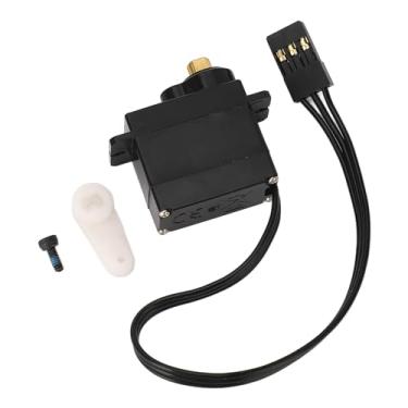 Imagem de RC Helicóptero servo servo servo substituto fácil instalar alta confiabilidade Desempenho estável combinando perfeitamente para Flywing FW450 V3 Material de ferro plástico 17G 17G