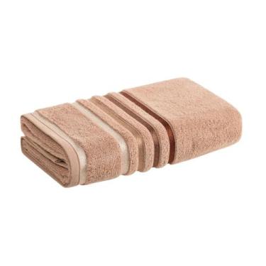 Imagem de Toalha de Rosto Fio Penteado Lumina 500g/m²  Karsten, Rosa Deserto