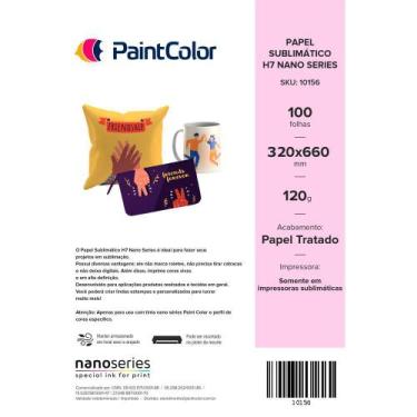 Imagem de Papel Sublimático H7 320x660mm Nano Series - 100 fls - paintcolor