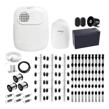 Imagem de Kit Cerca Elétrica Industrial Intelbras 70 Metros C/ 3 Canto