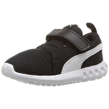 Imagem de PUMA Tênis infantil unissex Carson 2 Hook and Loop, Preto, 17