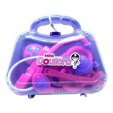 Imagem de Maleta Infantil Mini Doutor Roxa Pack Toys Ref 1268 - Pakitoys