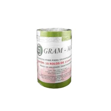 Imagem de Gram-M Fita Plástica para Grampeador, 11mm, 10 Rolos, Verde, para Videiras e Hortaliças