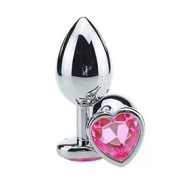 Imagem de PLUG ANAL EM AÇO M CORAÇÃO