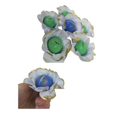 Imagem de 40 Forminhas Para Doces Decoração Mesa Borda Metalizada - Lulli Fest