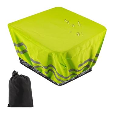 Imagem de simhoa Capa para cesto de bicicleta, capa protetora contra poeira, à prova d'água e sol, forro para cesto de bicicleta para viagem, mountain bikes ao ar