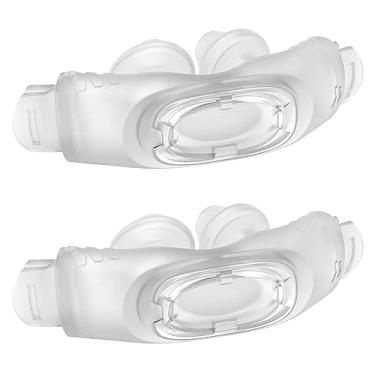 Imagem de 2 pacotes de almofada de substituição P30i (L) para Airfit P30i | Incluindo 2 peças de almofada para P30i, lavável, reutilizável e confortável e super macia, suprimentos de ótimo valor por Medihealer.