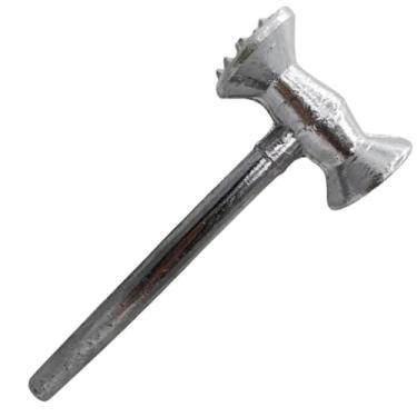 Imagem de Martelo de Cozinha Amaciador de Carne em Alumínio, Dupla Face, 22 cm, Premium, Felix Magazine