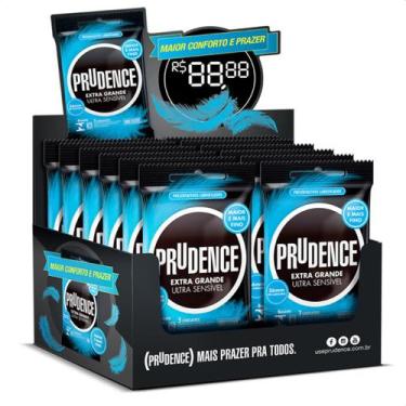 Imagem de Caixa preservativo, camisinha Extra Grande Ultra Sensível 56 mm Pruden