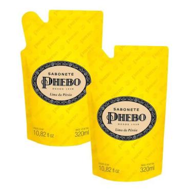 Imagem de Kit 2 Sabonete Líquido Phebo Lima da Pérsia Refil 320ml