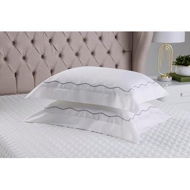 Imagem de JOGO DE LENÇOL RAGGIO DI LUNA BREEZE PRATA 100% ALGODÃO CETIM 400 FIOS CASAL 4 PÇS