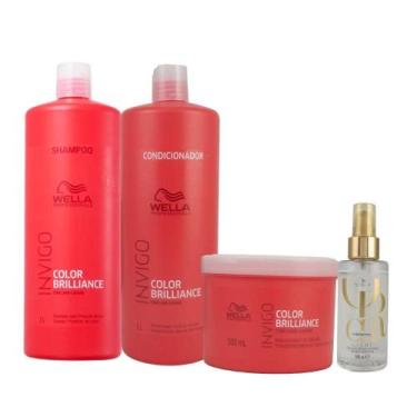 Imagem de Wella Invigo Color Brilliance e Oil Reflections light 100ml Kit Salão 