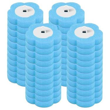 Imagem de Kit de escova de limpeza de vaso sanitário descartável 2 em 1 com alça estendida, varinha de limpeza profunda de 360° e conjunto de suporte para limpeza de banheiro, pia de banheira (cabeças de escova