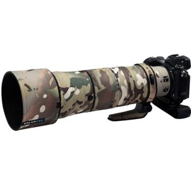 Imagem de ROLANPRO Casaco de camuflagem de lente à prova d'água para Nikon Z 180-600 mm F/5.6-6.3 VR capa de chuva capa protetora de lente capa de proteção roupa-#4 Camo