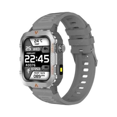 Imagem de Relógio Inteligente Militar Unissex À Prova d'Água Com Lanterna LED, M