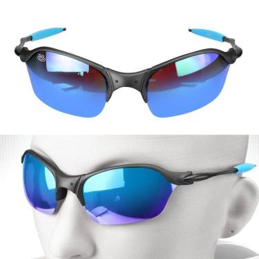 Imagem de Oculos Sol Lupa Mandrake Juliet Metal Proteção Uv + Case